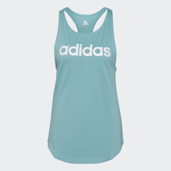 Adidas Mint Ton Essentials Loose Logo Tank Top