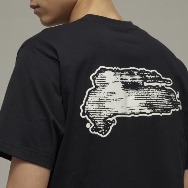 Stylish Adidas Y-3 Brush Graphic T-Shirt