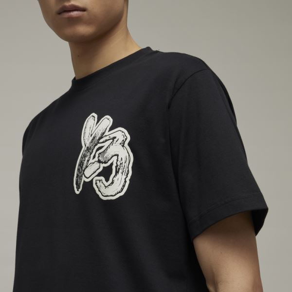 Stylish Adidas Y-3 Brush Graphic T-Shirt