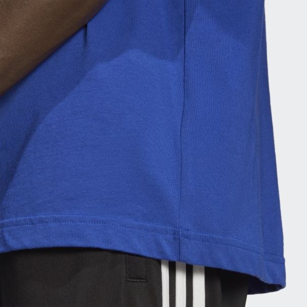 Adidas Blue Trefoil Essentials T-Shirt