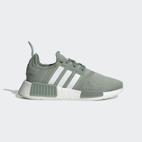 Silver Green Adidas NMD-R1 Shoes