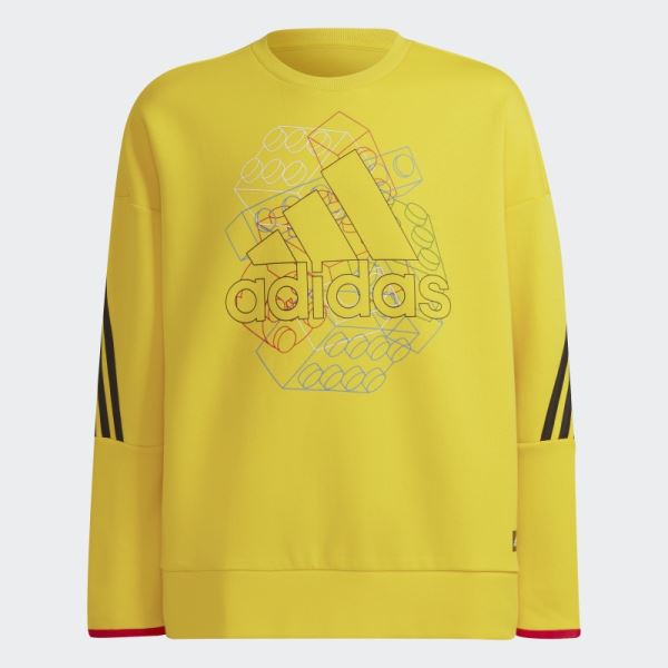 Adidas x Classic LEGO Sweatshirt Yellow Hot