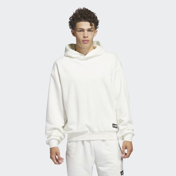 White Adidas Legends Hoodie