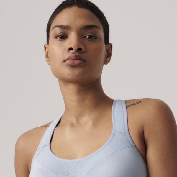 Adidas by Stella McCartney TruePace High Support Sports Bra Ash Grey