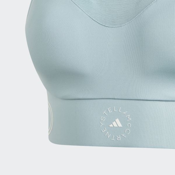 Adidas by Stella McCartney TruePace High Support Sports Bra Ash Grey