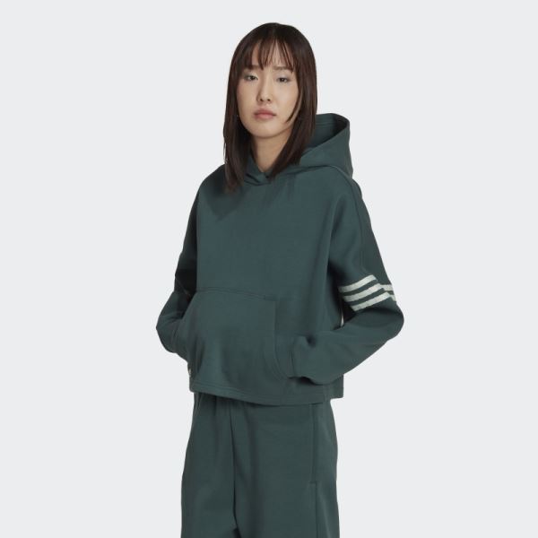 Mineral Green Adidas Adicolor Neuclassics Hoodie