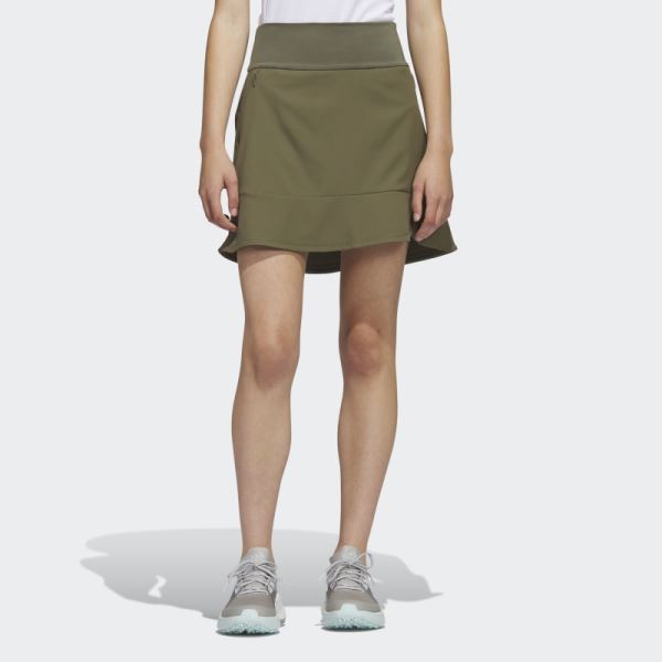 Olive Frill Skort Adidas