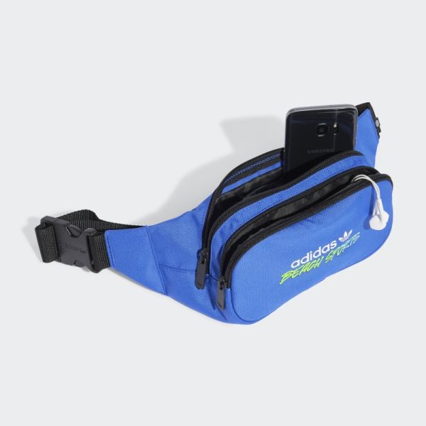 Bold Blue Adidas Beach Sports Waist Bag