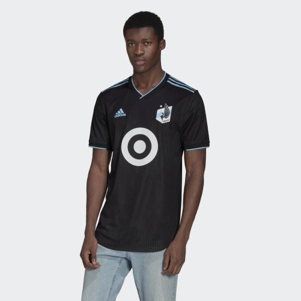 Minnesota United FC 22/23 Home Authentic Jersey Black Adidas