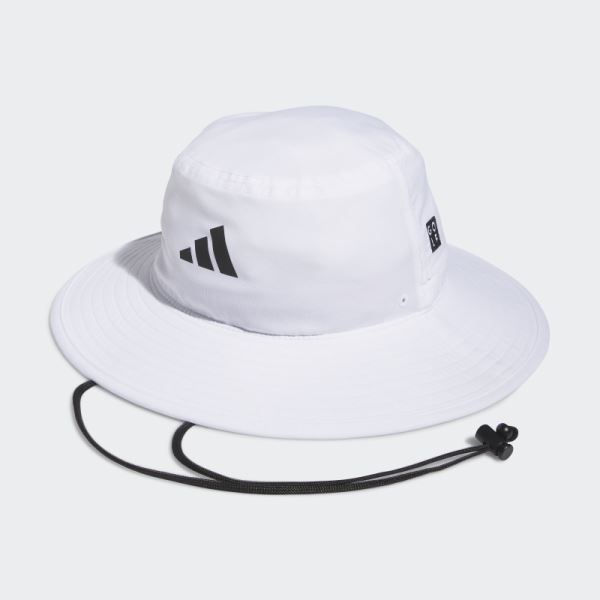 Adidas White Wide-Brim Hat