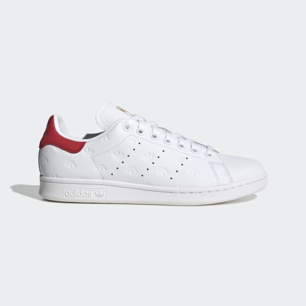 Scarlet Adidas Stan Smith Shoes