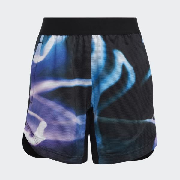 Blue Adidas HEAT.RDY Knit Shorts