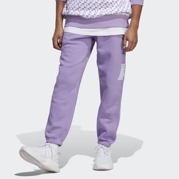 Adidas Violet ALL SZN x Logomania Pants