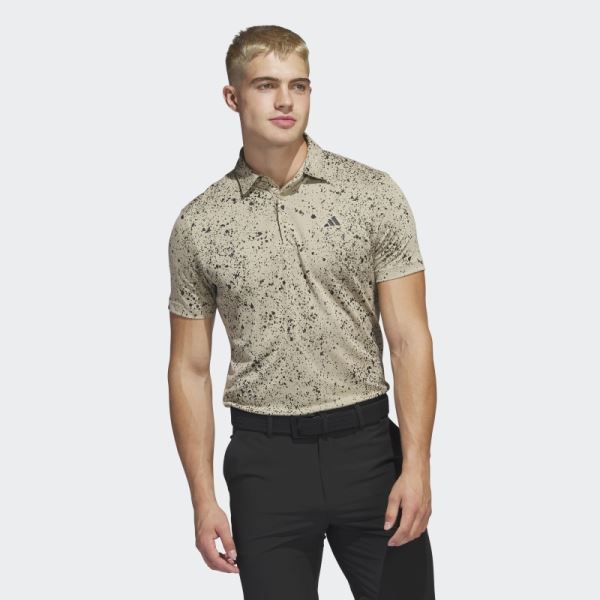 Jacquard Golf Polo Shirt Hemp Adidas