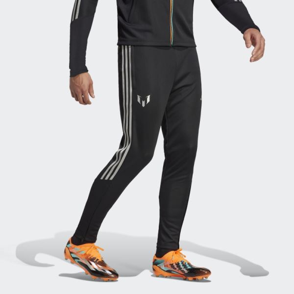 Messi Training Tracksuit Bottoms Black Adidas