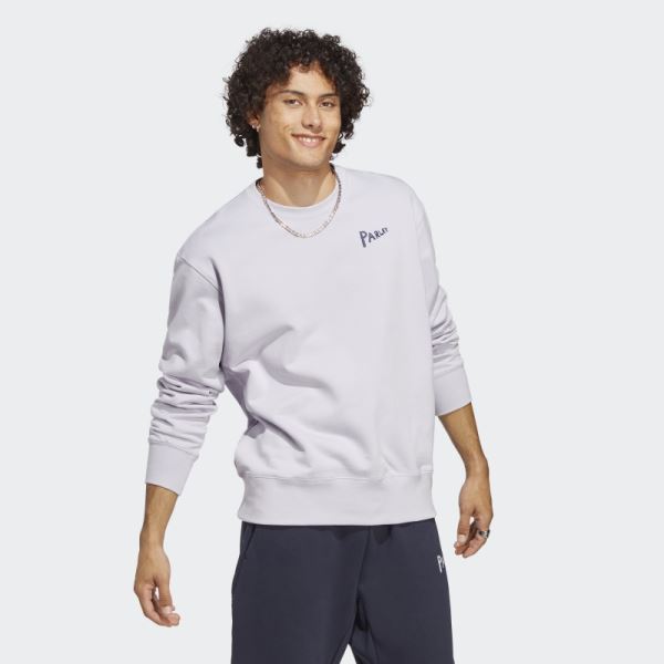 Silver Dawn Adidas x Parley Sweatshirt (Gender Neutral) Fashion