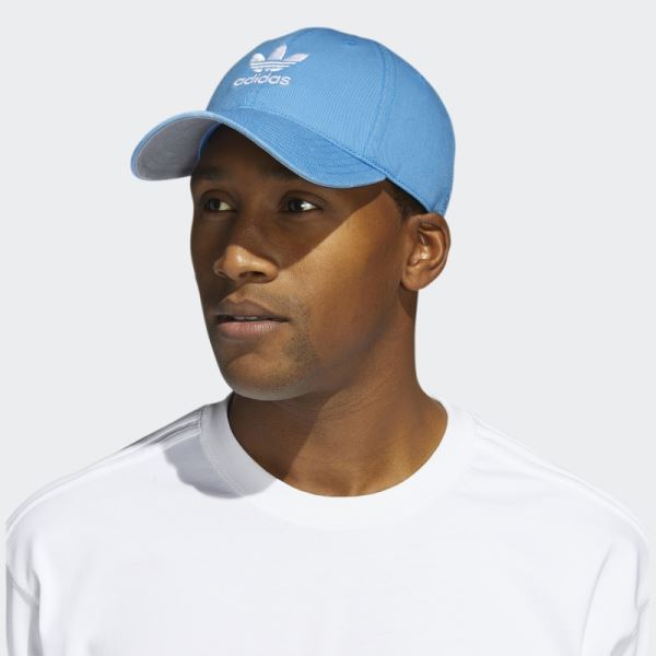 Adidas Blue Relaxed Strap-Back Hat