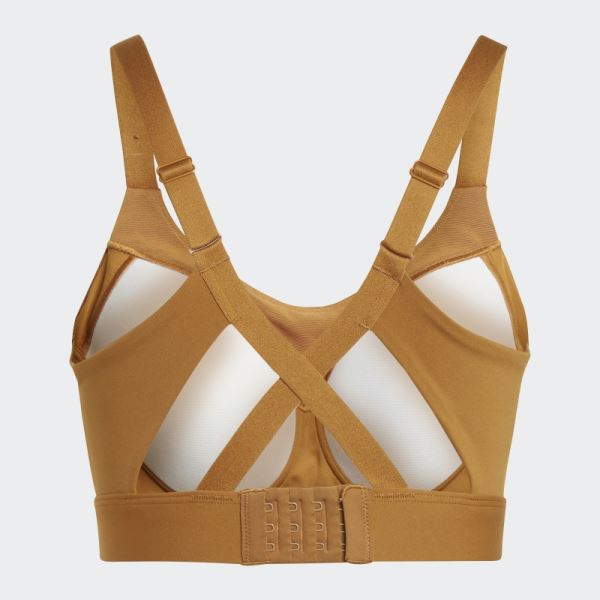 TLRD Impact Training High-Support Bra Adidas Bronze