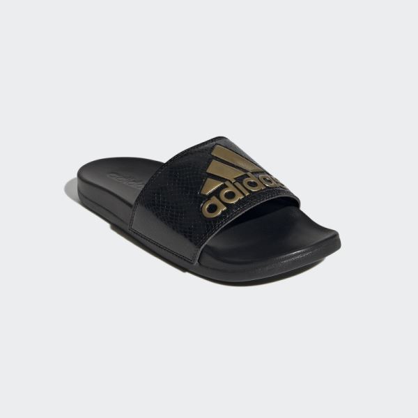 Adidas Adilette Comfort Gold Metallic Slides