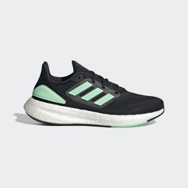 Black Adidas Pureboost 22 Running Shoes