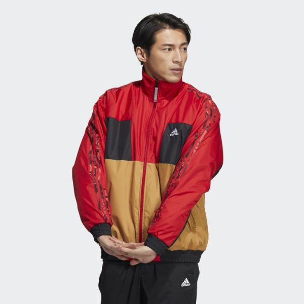 CNY Reversible Woven Jacket Scarlet Adidas