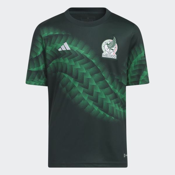 Adidas Mexico Pre-Match Jersey Green Night