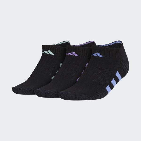 Cushioned 3 No-Show Socks 3 Pairs Adidas Black