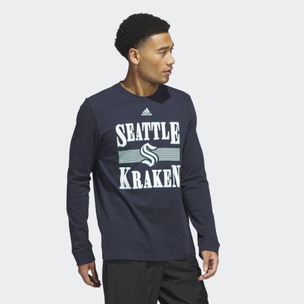 Adidas Kraken Playmaker Long Sleeve Tee Night Navy