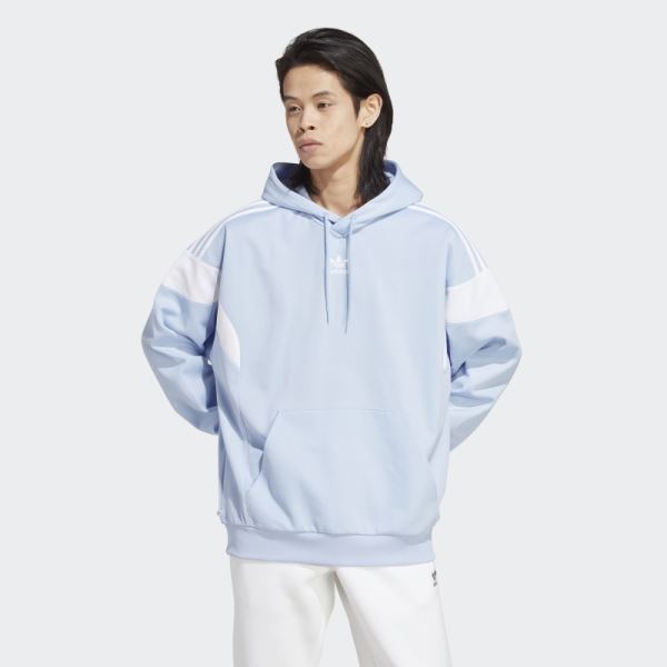 Adicolor Classics Cut Line Hoodie Adidas Blue Dawn