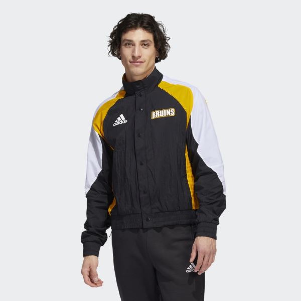 Black Bruins Reverse Retro Jacket Adidas