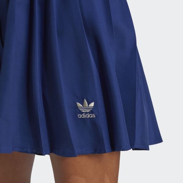 Victory Blue Adidas Pleated Skirt