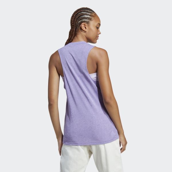 Violet Mel Adidas Sportswear Future Icons Winners 3.0 Tank Top Hot