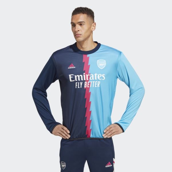 Arsenal Pre-Match Warm Top Adidas Navy