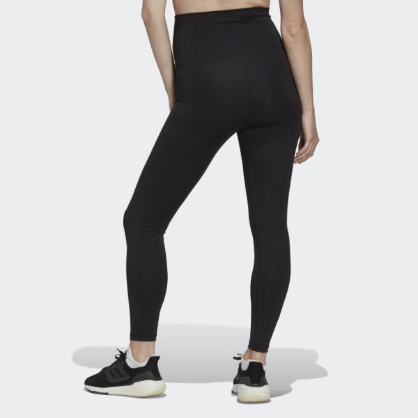 Adidas Black Training Essentials 7/8 Leggings (Maternity)