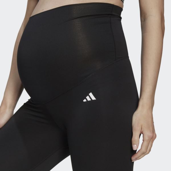 Adidas Black Training Essentials 7/8 Leggings (Maternity)