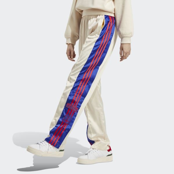 Adidas White Satin Adibreak Pants