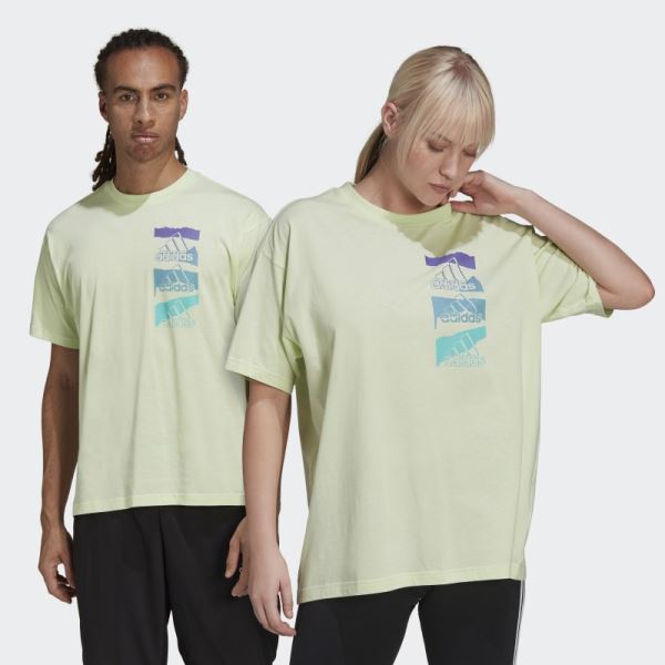 Essentials Brandlove Single Jersey Tee (Gender Neutral) Lime Adidas