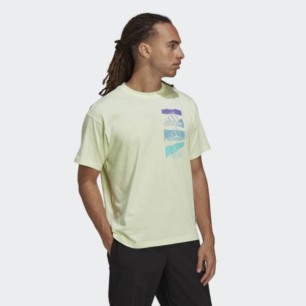 Essentials Brandlove Single Jersey Tee (Gender Neutral) Lime Adidas