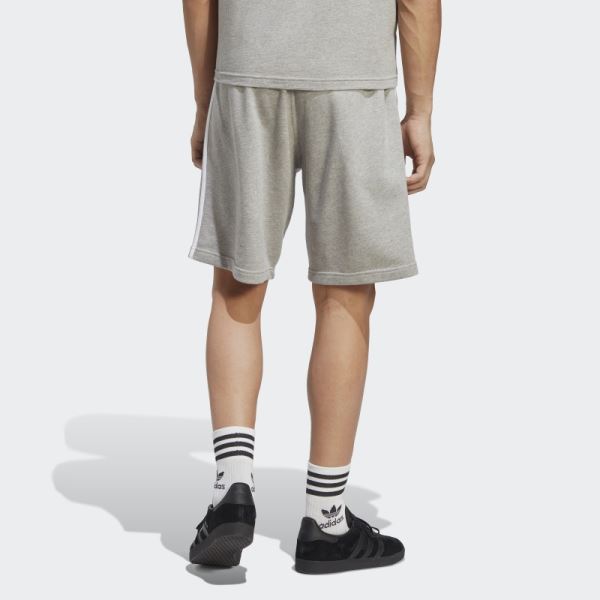 Medium Grey Adicolor Classics 3-Stripes Sweat Shorts Adidas