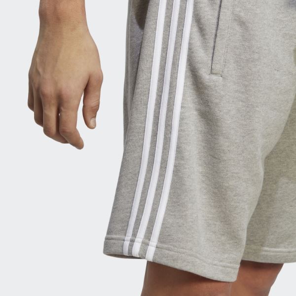 Medium Grey Adicolor Classics 3-Stripes Sweat Shorts Adidas