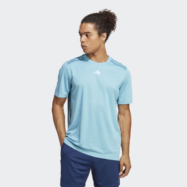 Workout Base Logo T-Shirt Adidas Blue