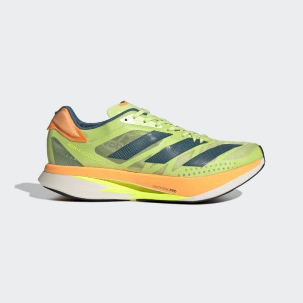 Lime Adizero Adios Pro 2.0 Shoes Adidas