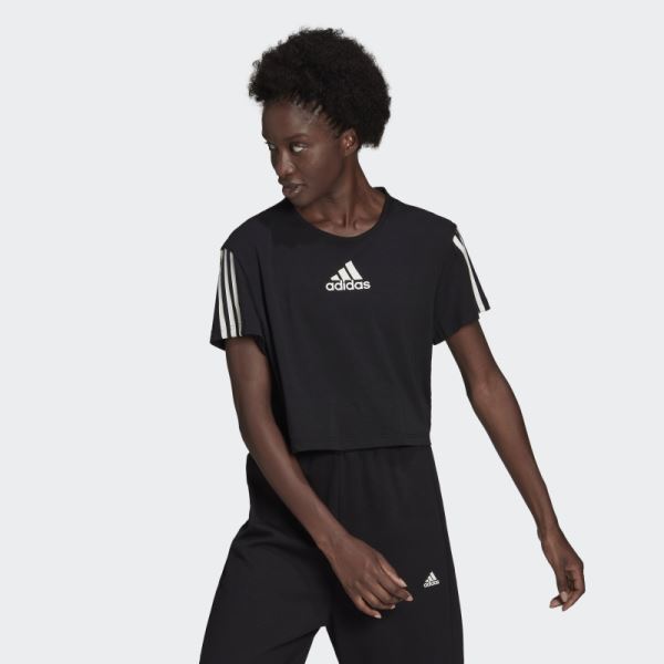 Adidas AEROREADY Made for Training Crop Sport Tee Black