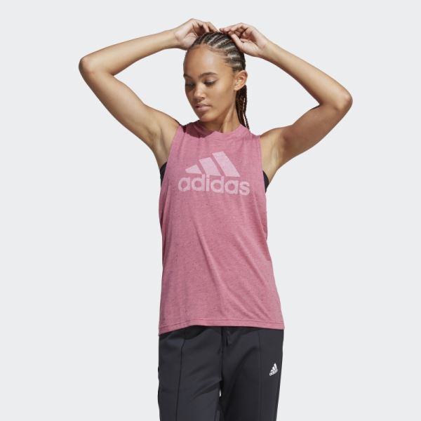 Future Icons Winners 3.0 Tank Top Pink Mel Adidas