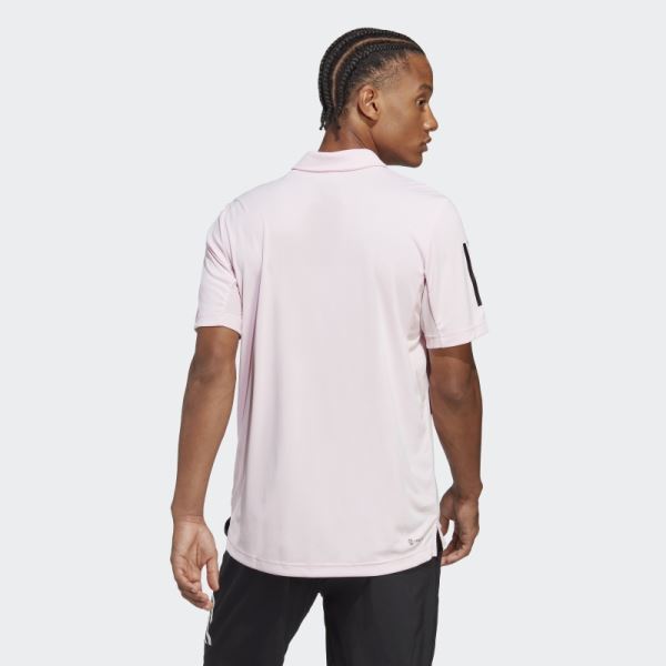 Pink Club 3-Stripes Tennis Polo Shirt Adidas