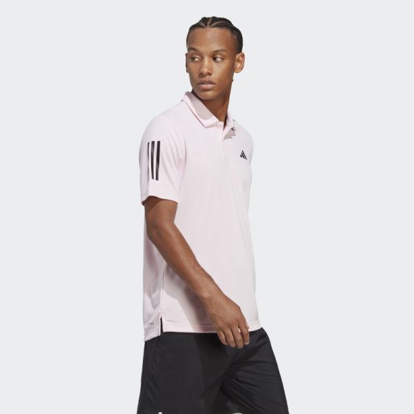 Pink Club 3-Stripes Tennis Polo Shirt Adidas