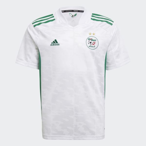 White Adidas Algeria 20/21 Home Jersey