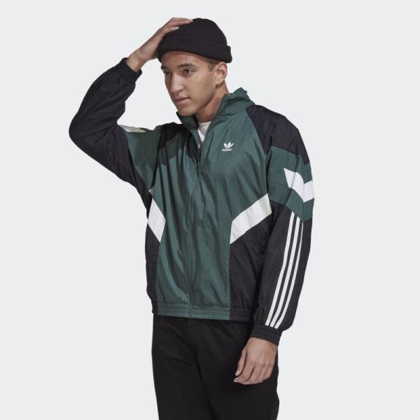 Adidas Rekive Track Jacket Hot Mineral Green