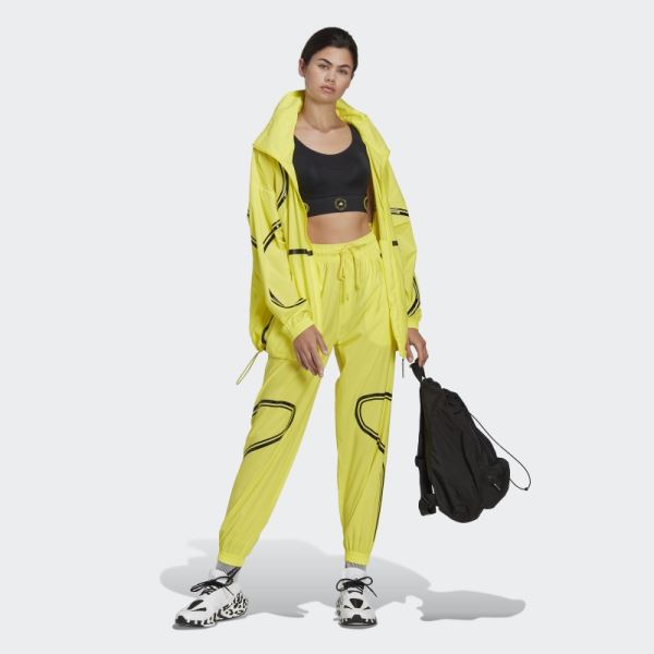 Shock Yellow Fashion Adidas by Stella McCartney TruePace Woven Running Jacket