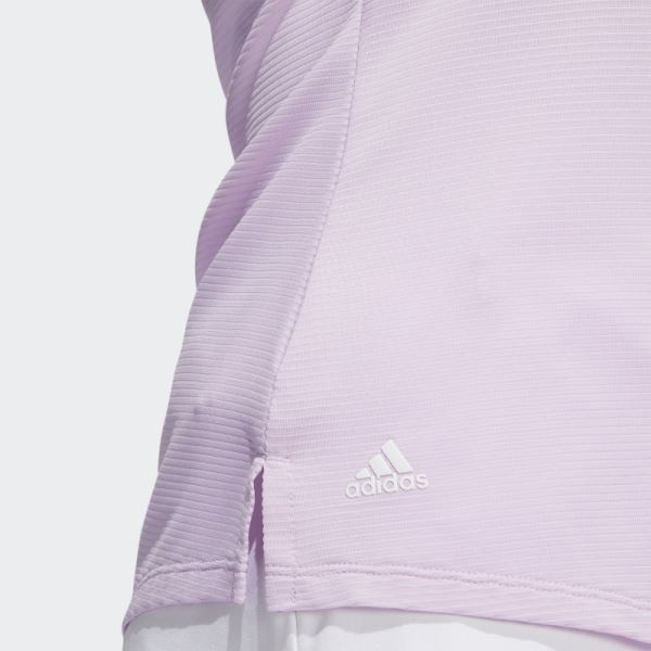 Adidas Lilac Sleeveless Polo Shirt